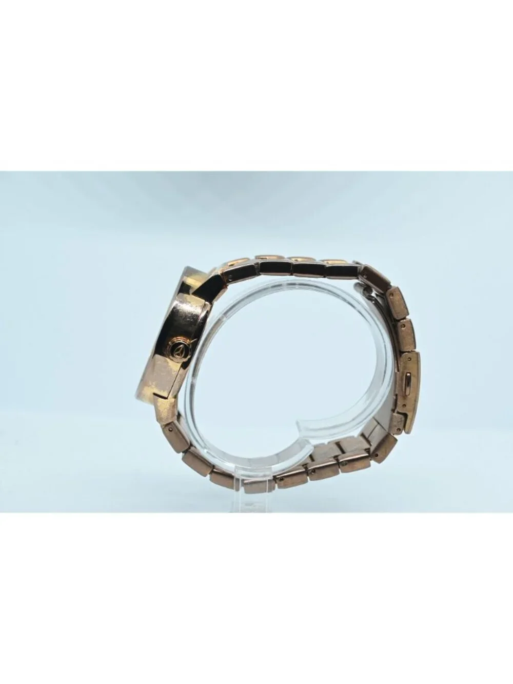 Nixon A160897 The Cannon Rose Gold Dial Steel Bracelet Watch 100M Men's